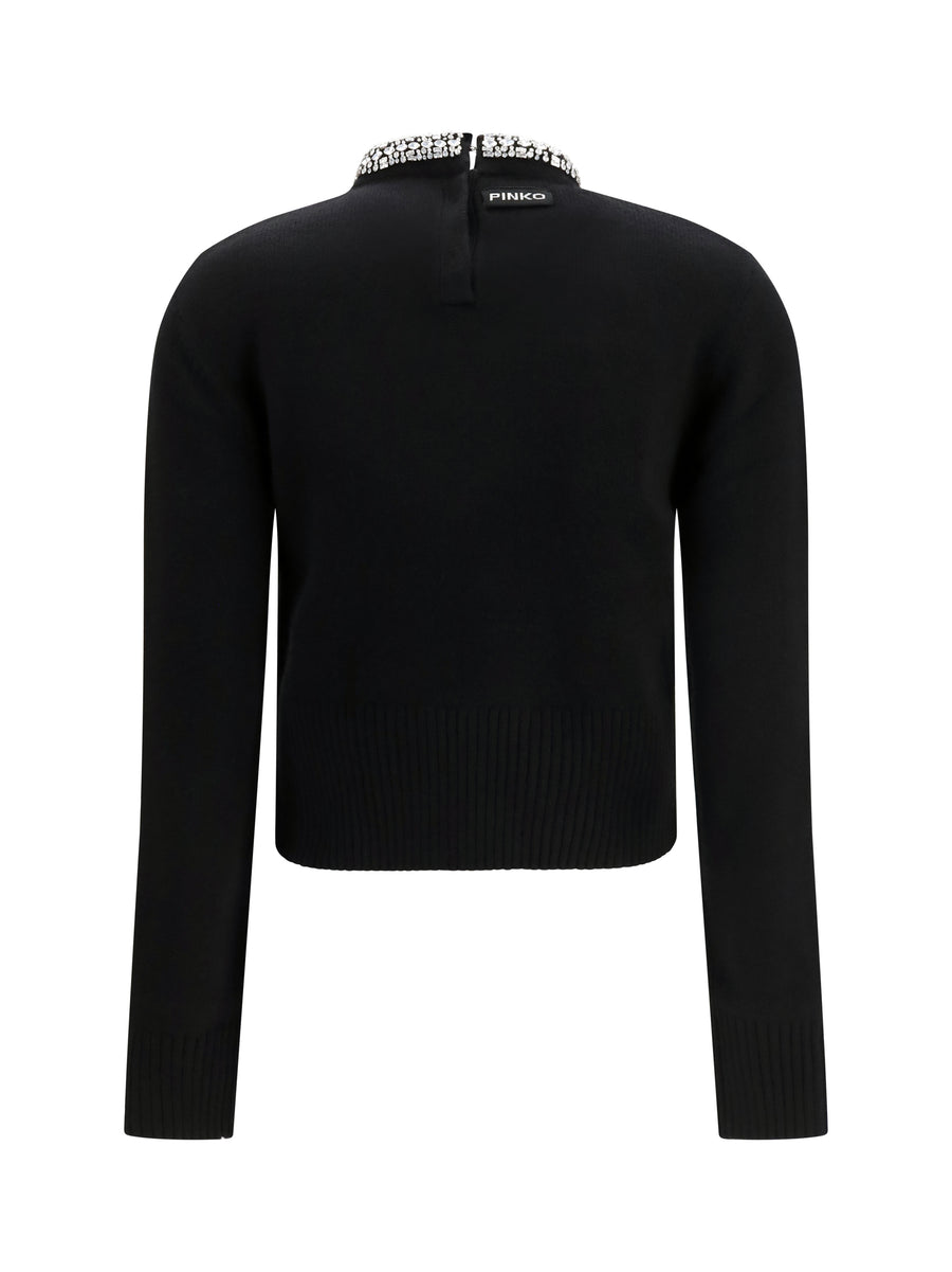 Wool Sweater Berlino Black Limousine (ovis Aries)