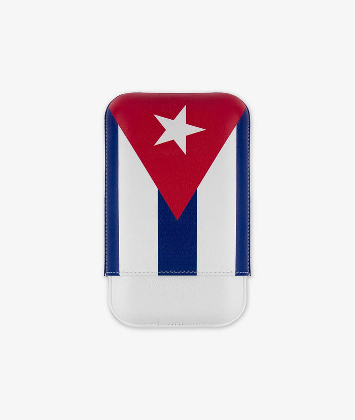 Cigar Holder Cuban Flag Red Fumatori