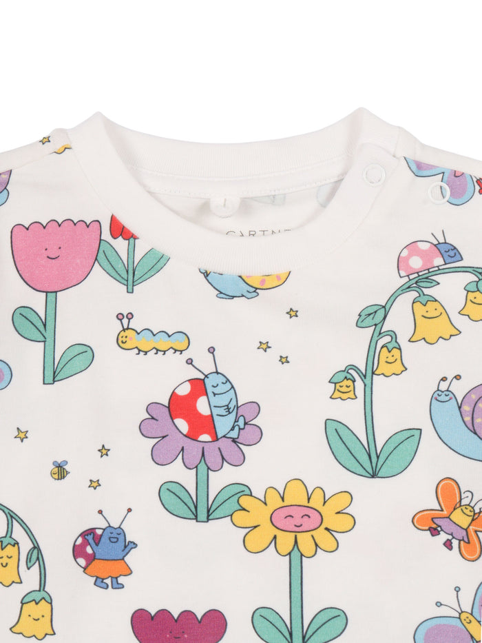 T-SHIRT-TOP White Cotton Short Sleeves T-shirt