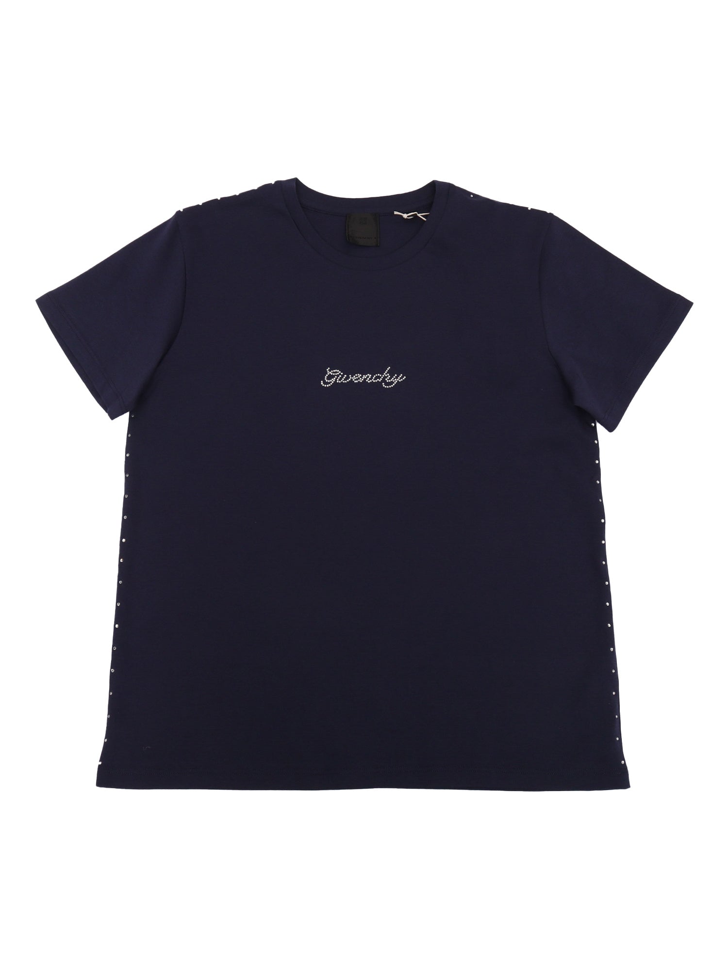 T-Shirt Blue Cotton Short Sleeves