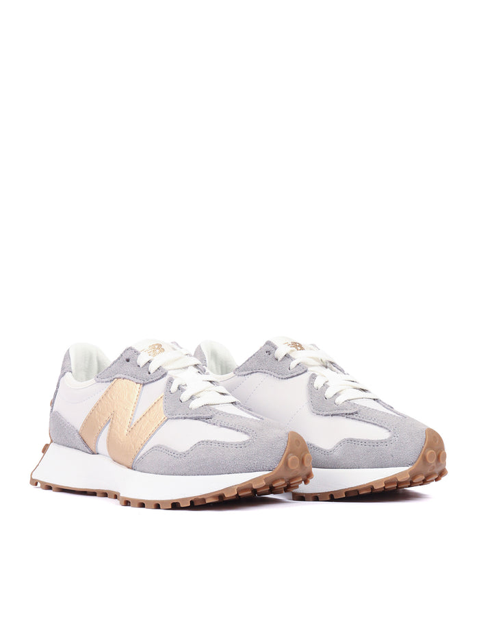 Scarpa Lifestyle - DONNA TIER 3 Suede-Leather GREY MATTER GOLD METALLIC Suede Fabric 2 Leather Sneaker