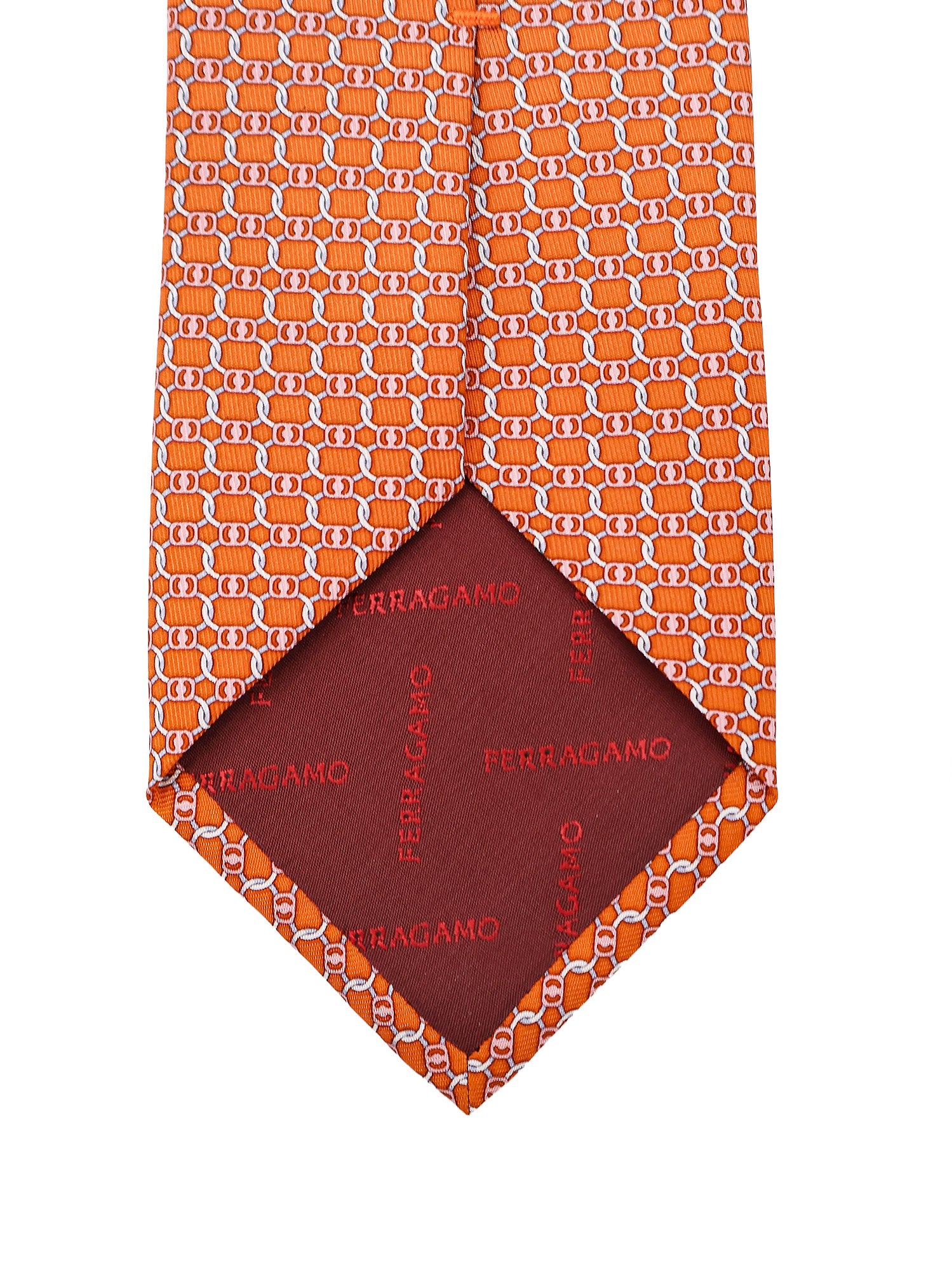 Ferragamo Scarfs Orange Seta