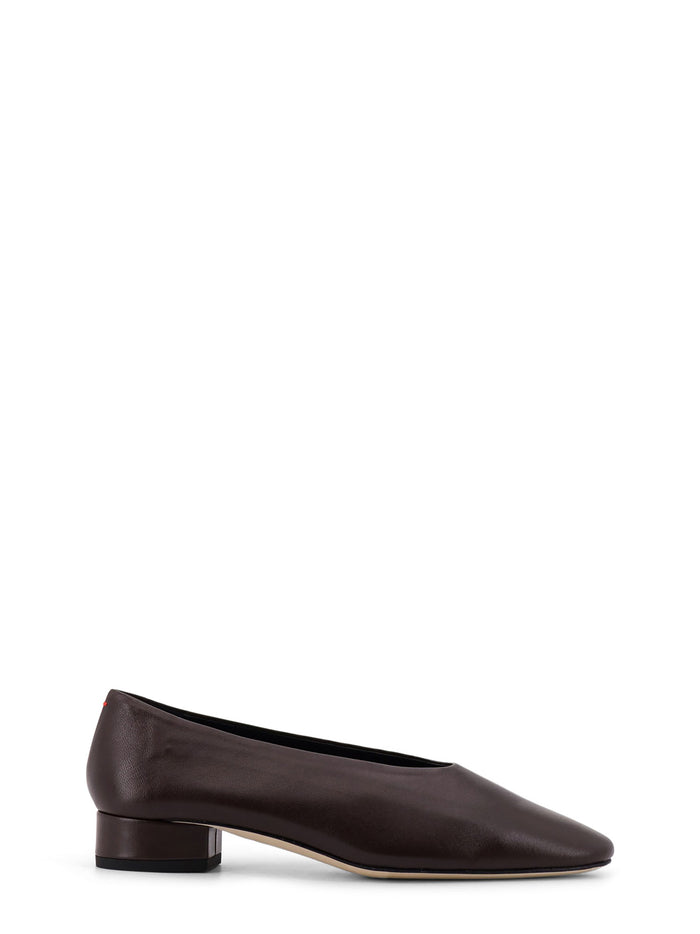 Aeyde Flat Shoes Brown Nappa Leather