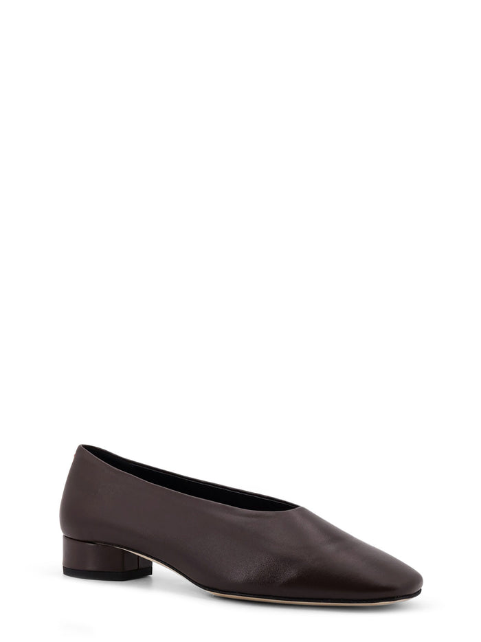 Aeyde Flat Shoes Brown Nappa Leather