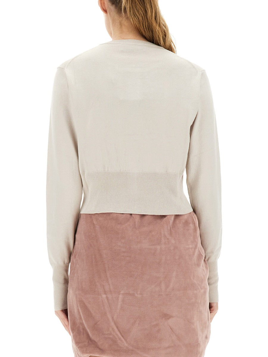 Cardigan Bea White Cotton Jumpers