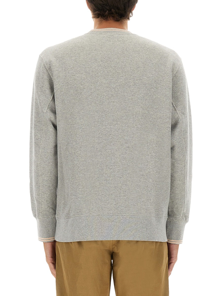 Logo Sweatshirt Grey Cotton Sweatshirts