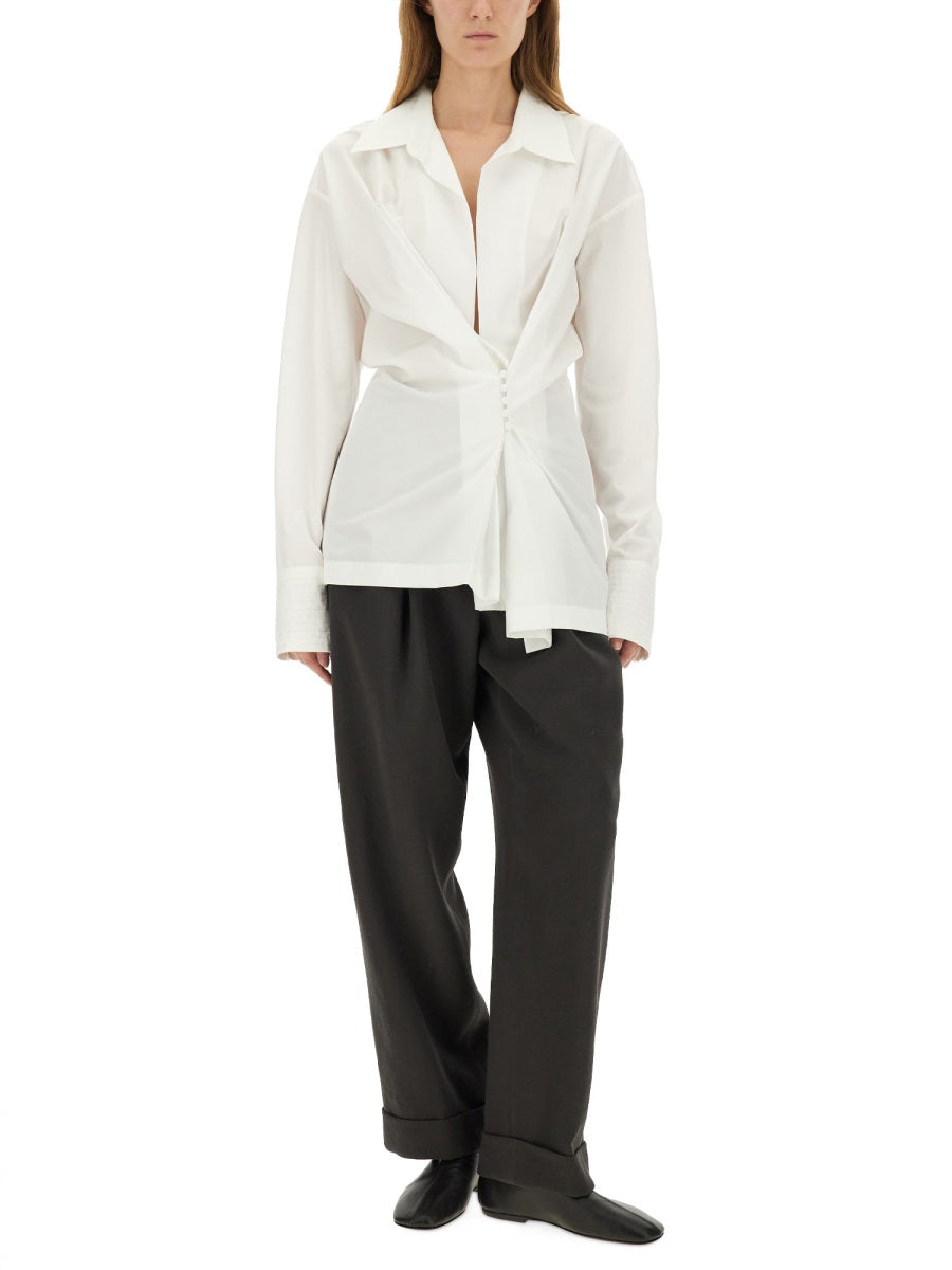 Wool Pants Grey Trousers