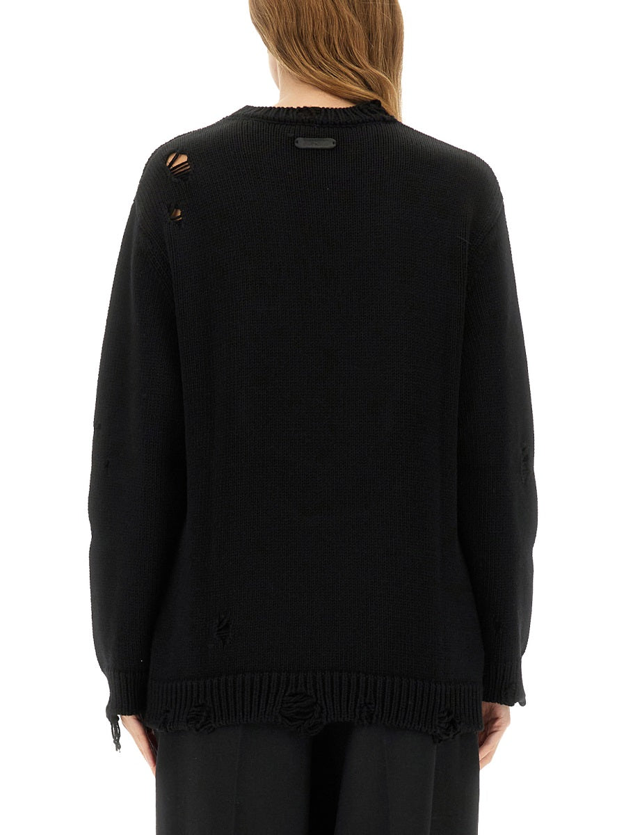 Wool Jersey Black Virgin Jumpers