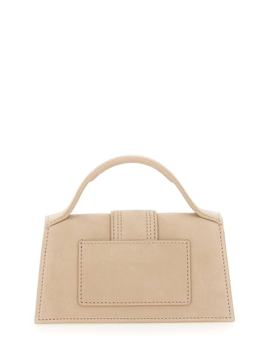 Handbag Le Bambino Beige Calf Leather Cotton; Handbags