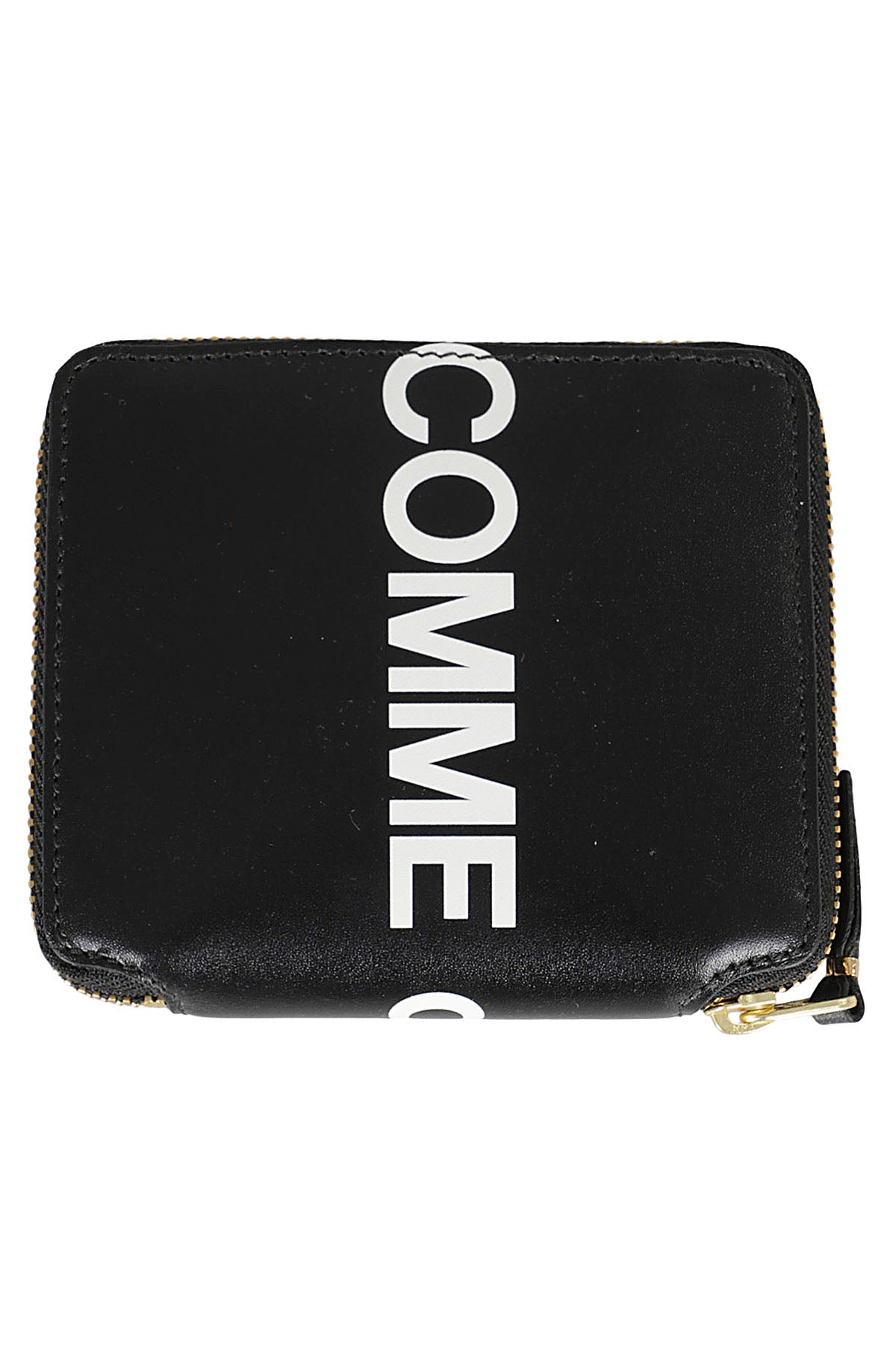 Huge Logo Black Cowhide Portafoglio