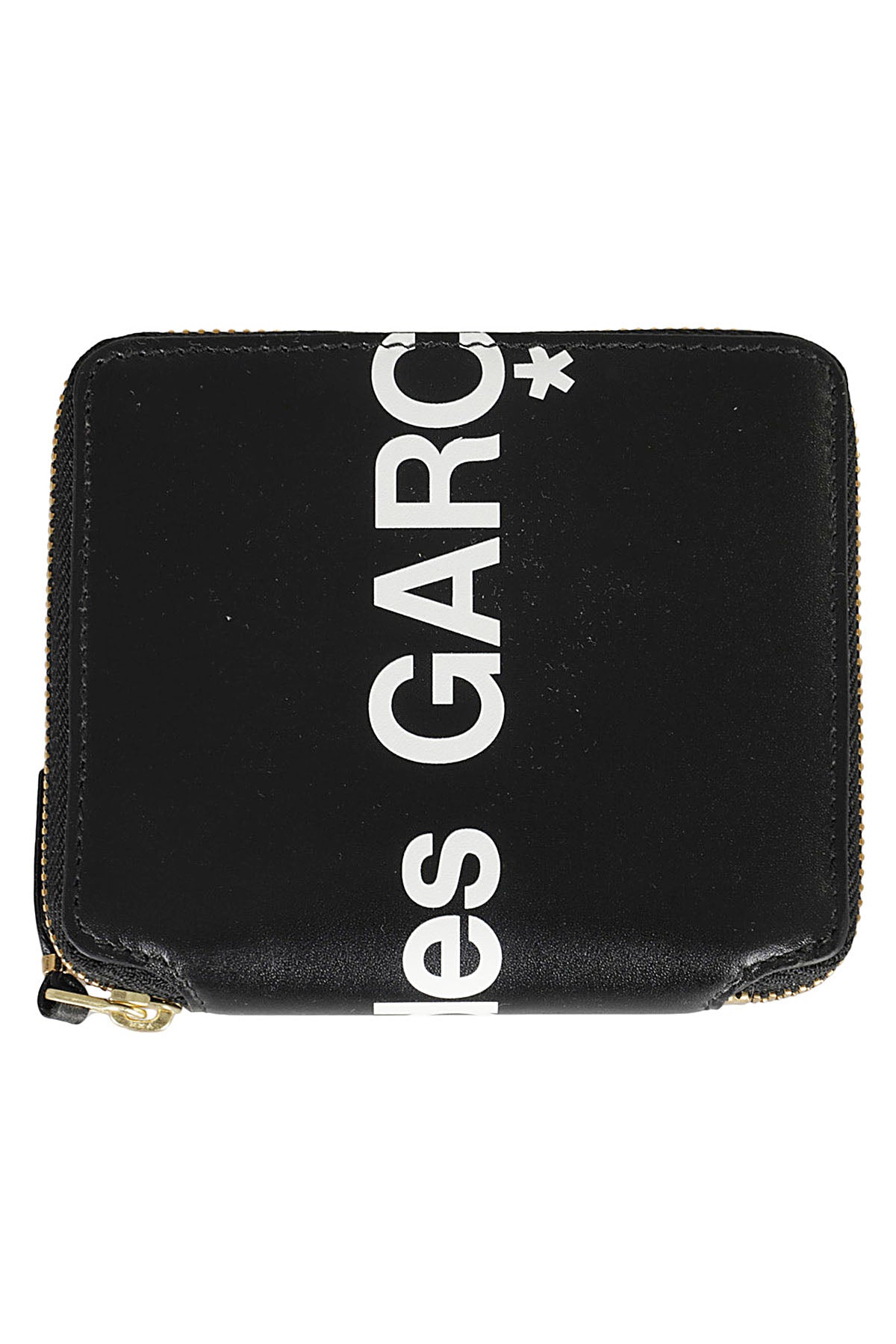 Huge Logo Black Cowhide Portafoglio