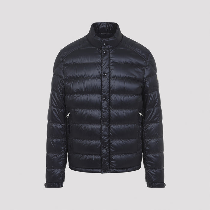 Selves Jacket Blue Polyamide Down Feather Wintercoat