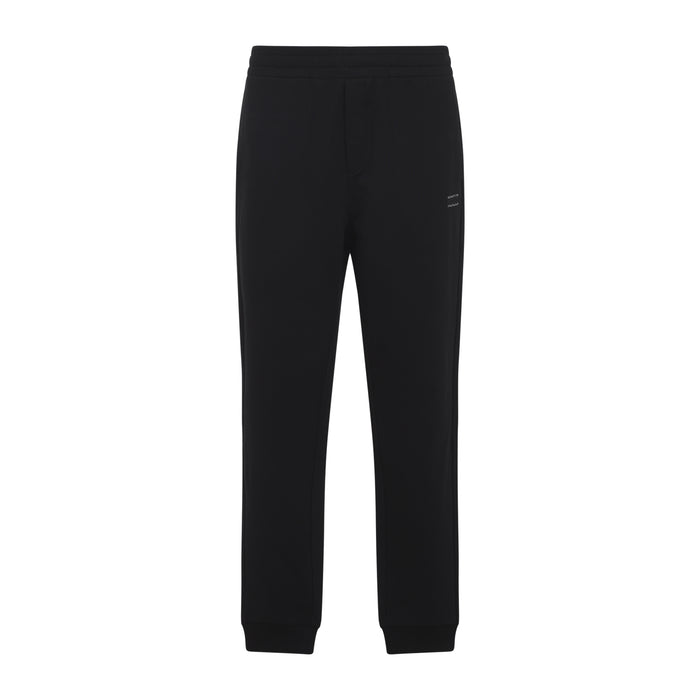 Cotton Track Pants Black