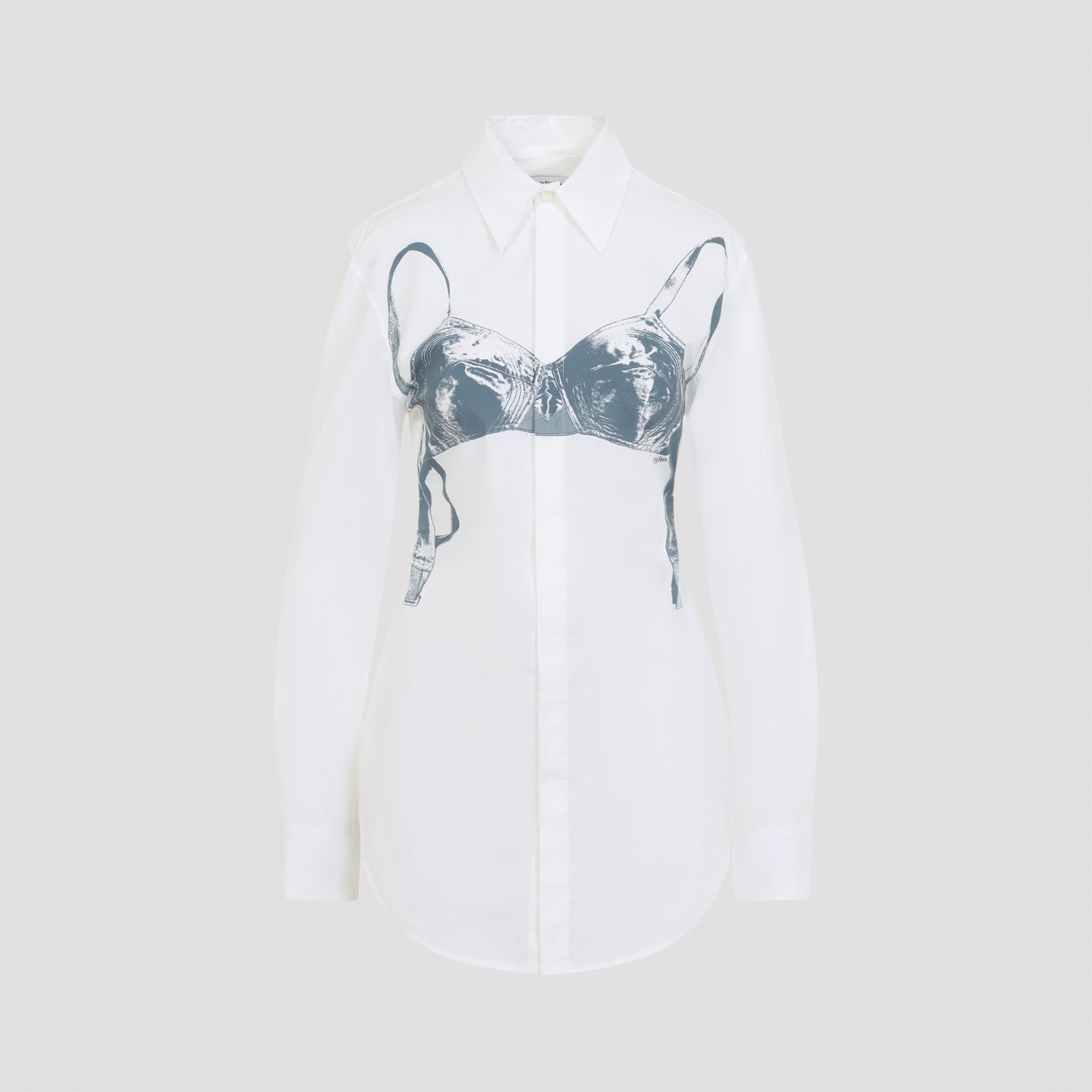 Scanned Bra Shirt Multicolour Cotton Elastane