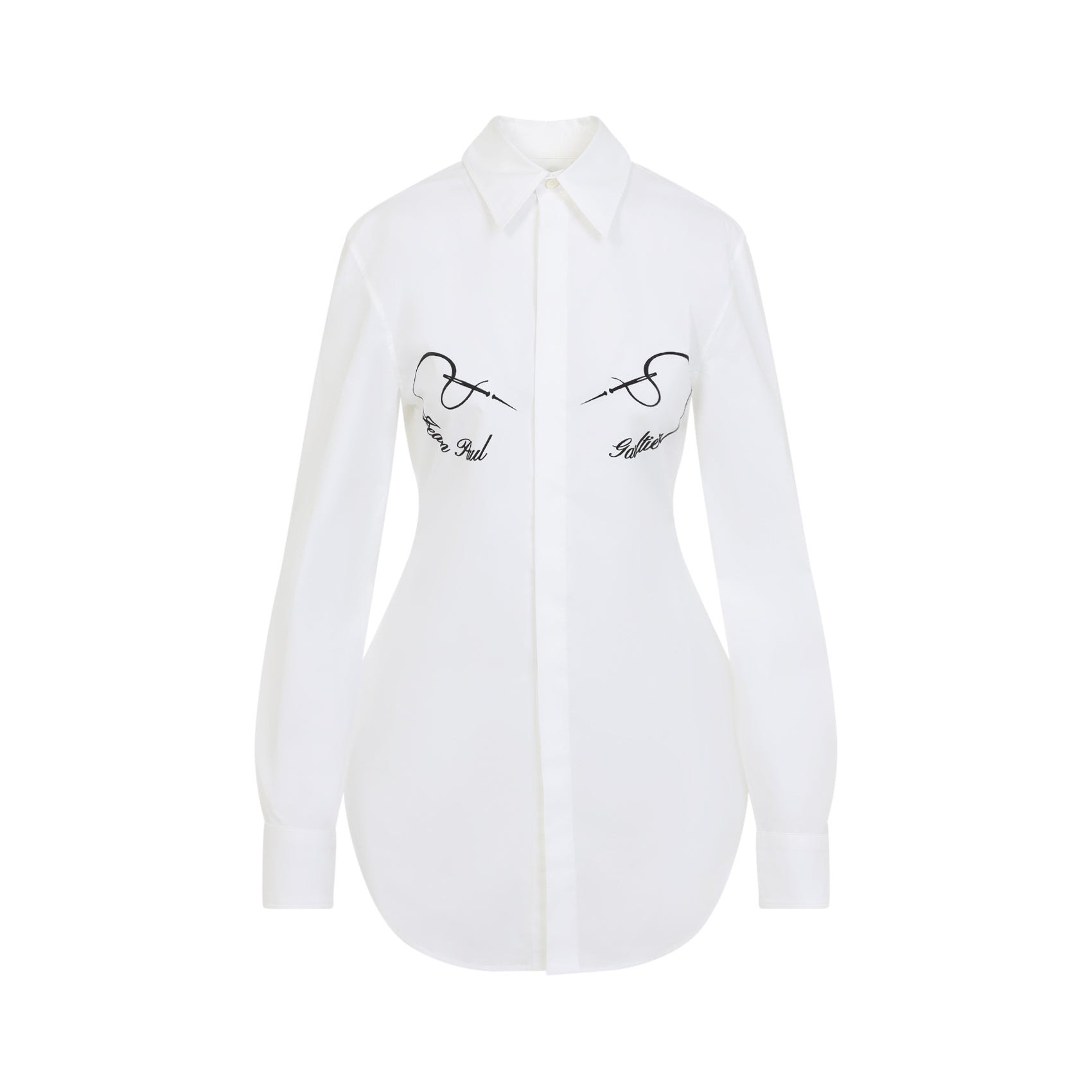 Needless Flock Shirt Multicolour Cotton Elastane