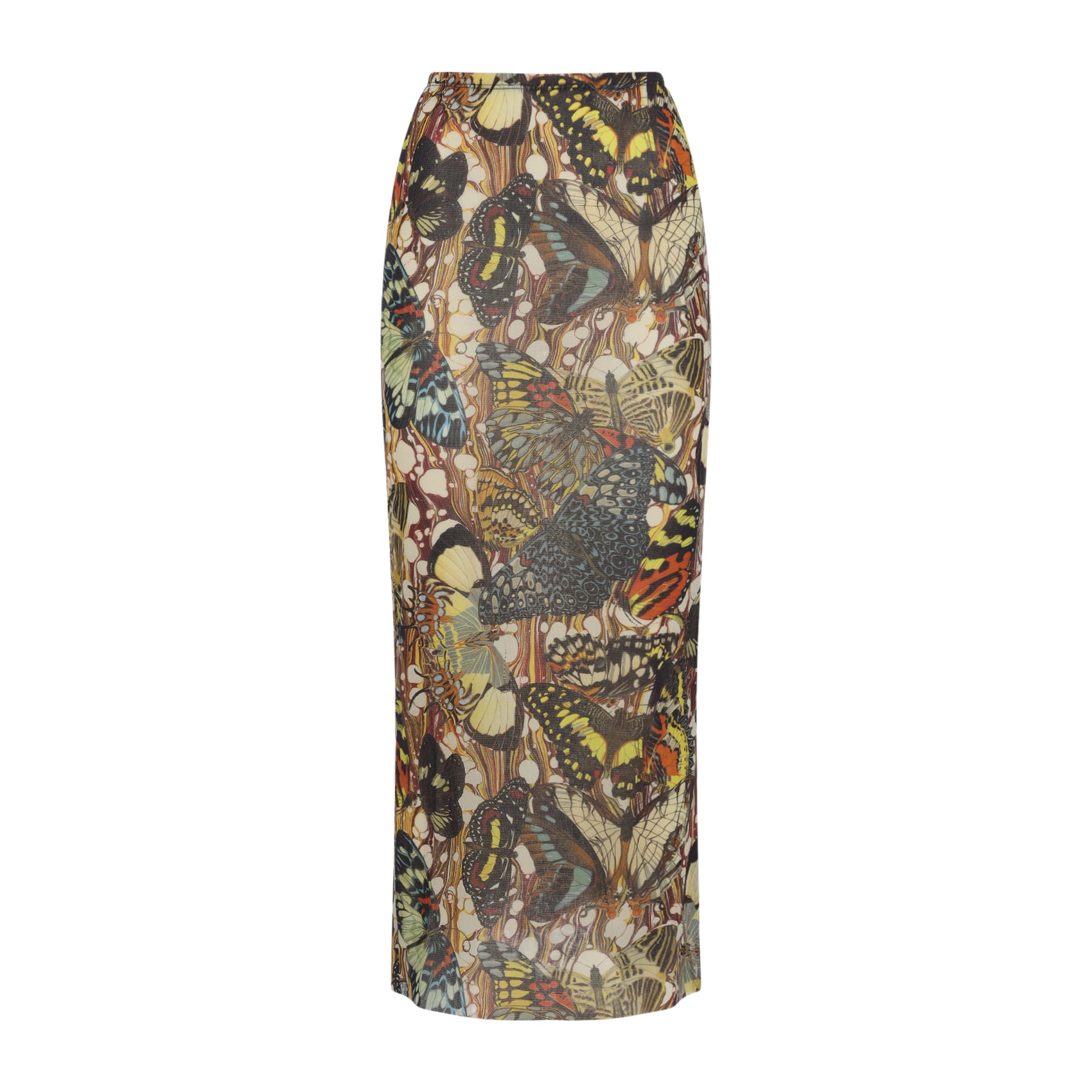 The Yellow Butterfly Long Skirt Multicolour Polyamide