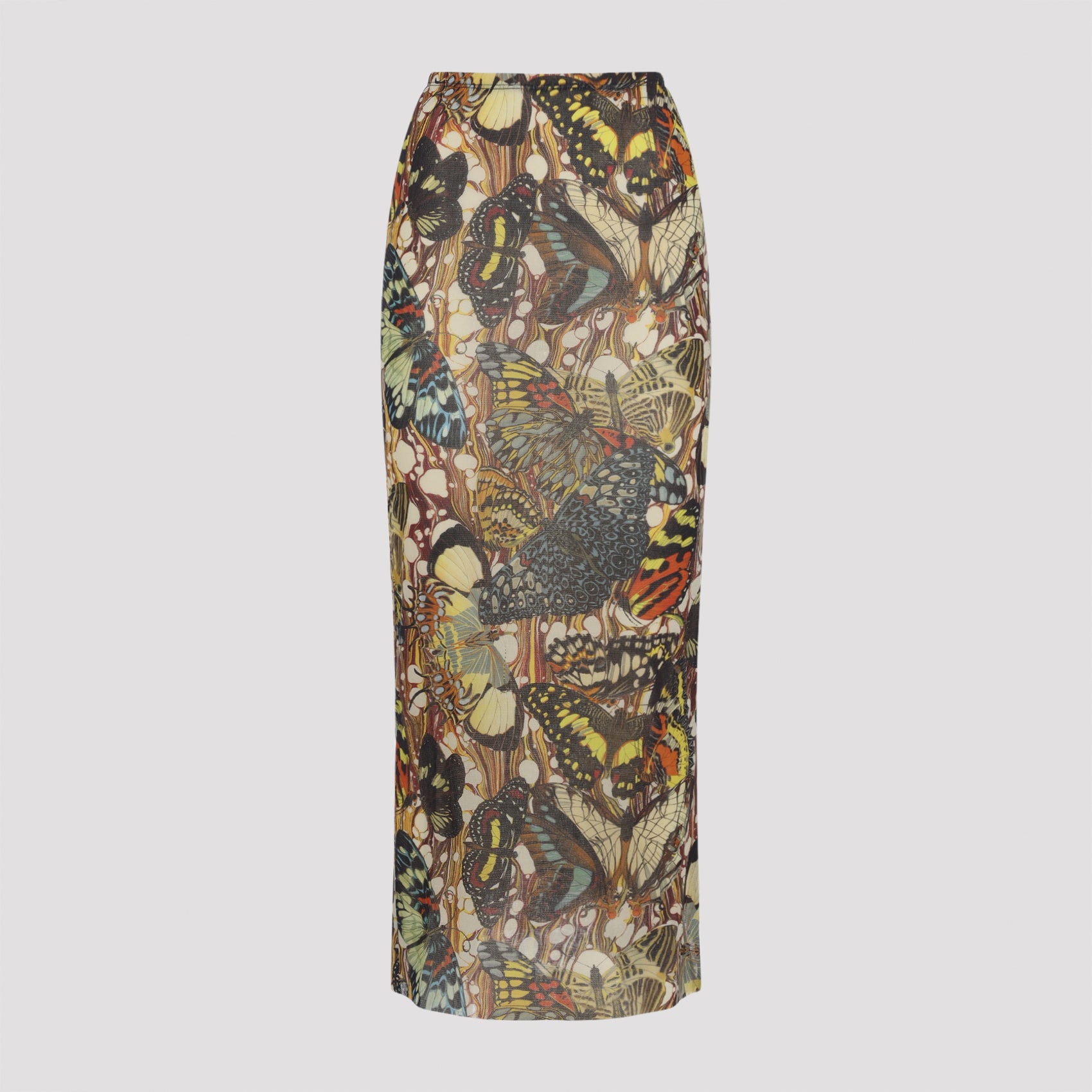 The Yellow Butterfly Long Skirt Multicolour Polyamide