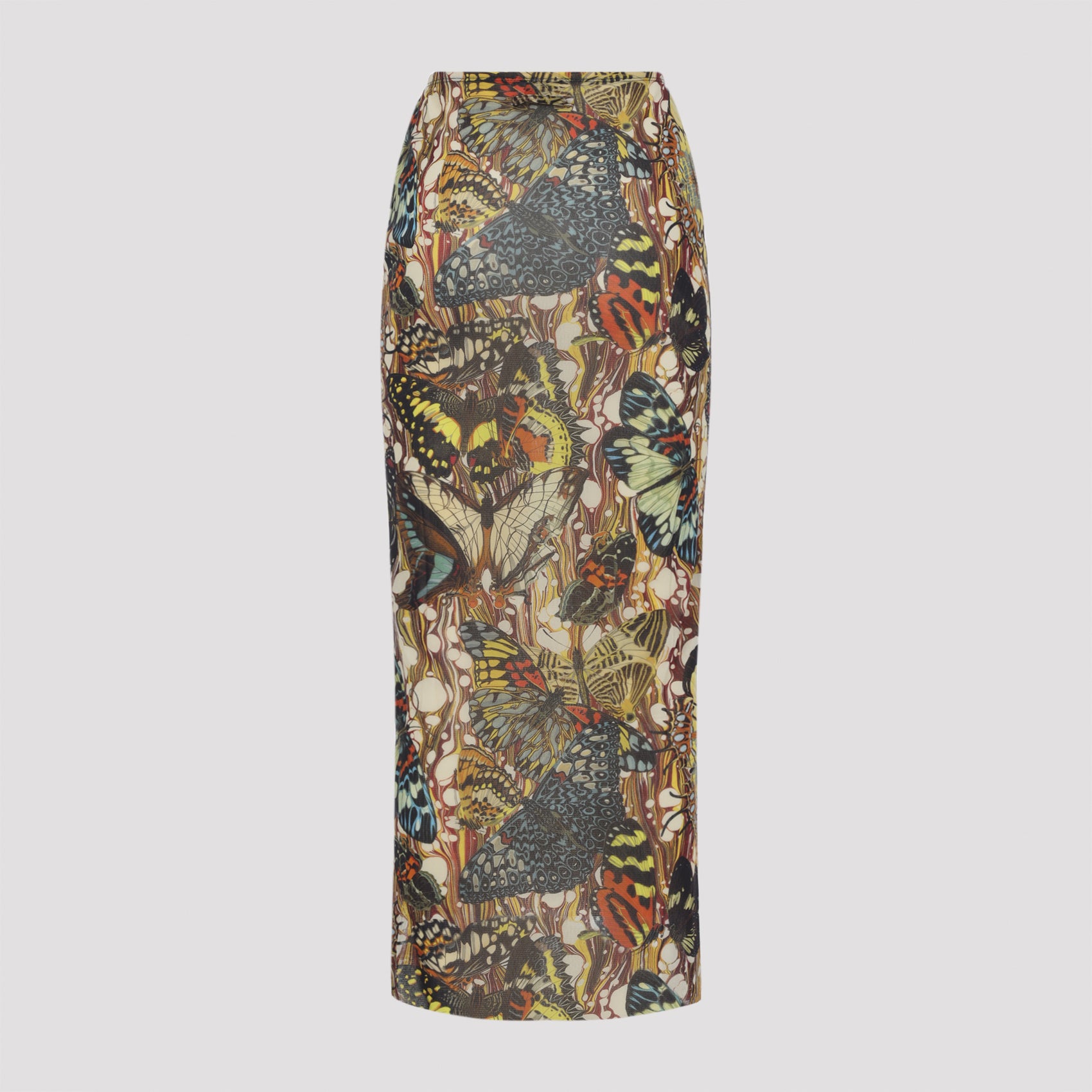 The Yellow Butterfly Long Skirt Multicolour Polyamide