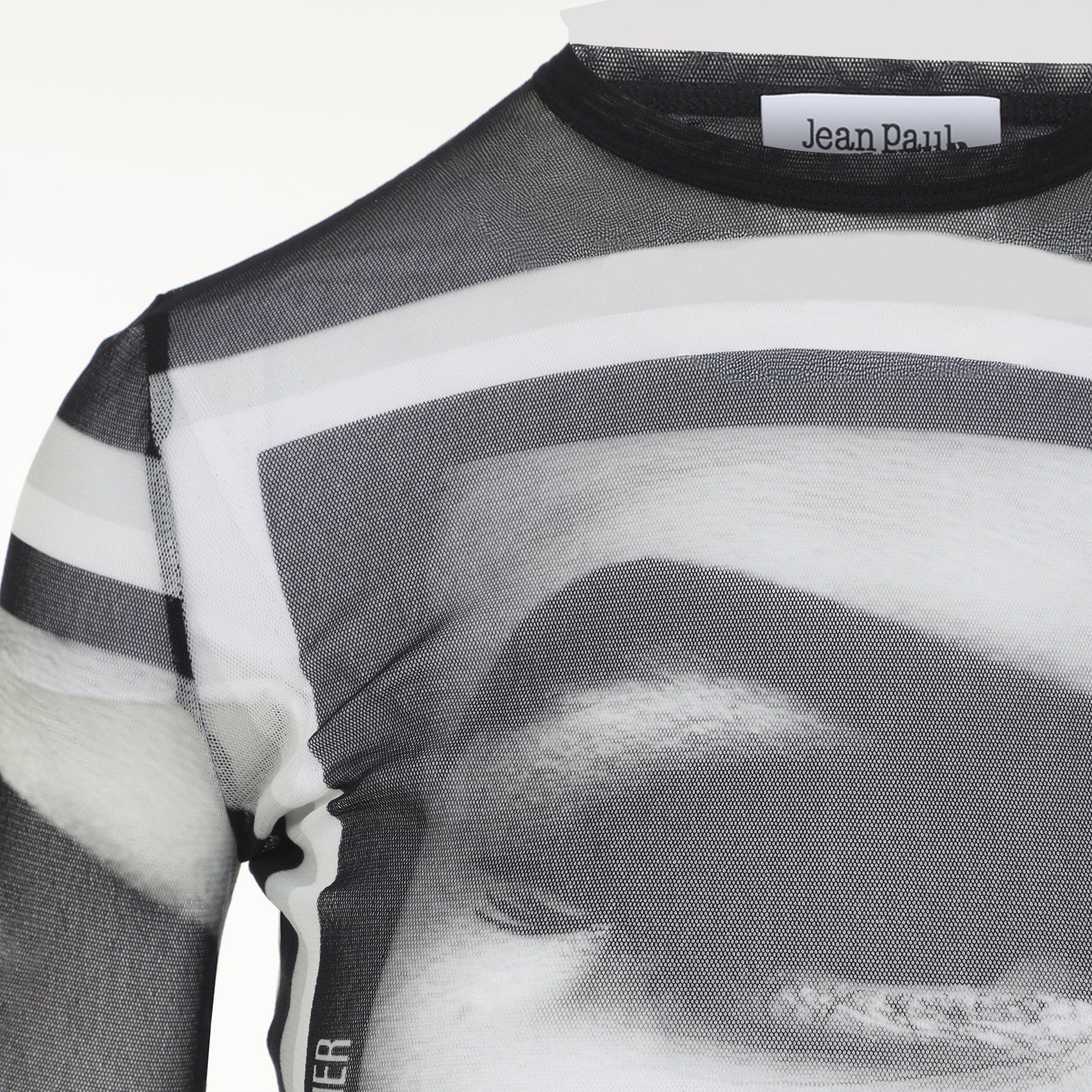 Eyes And Lips Top Black Polyamide