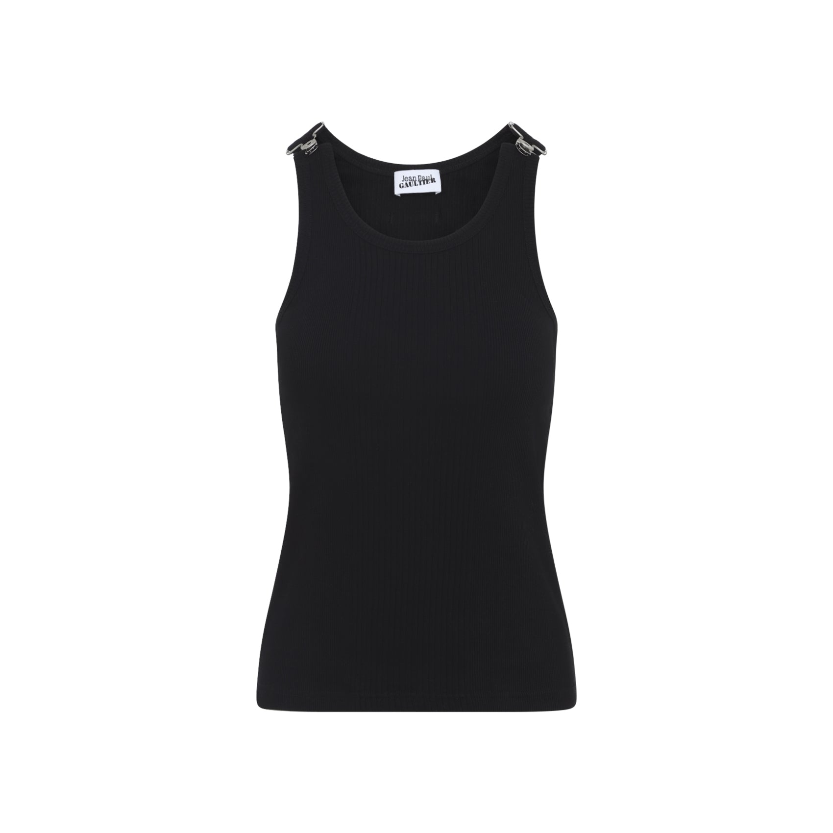 Cotton Tank Top Black Tshirt