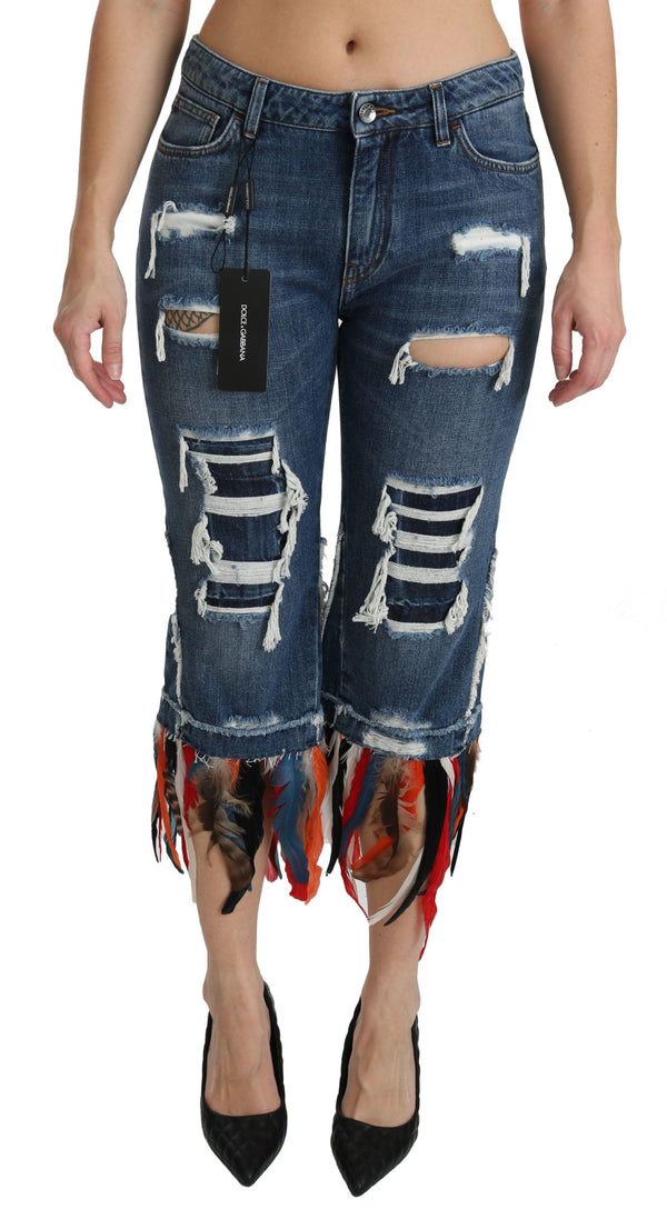 Dolce & Gabbana 80% Cotton jeans in blue