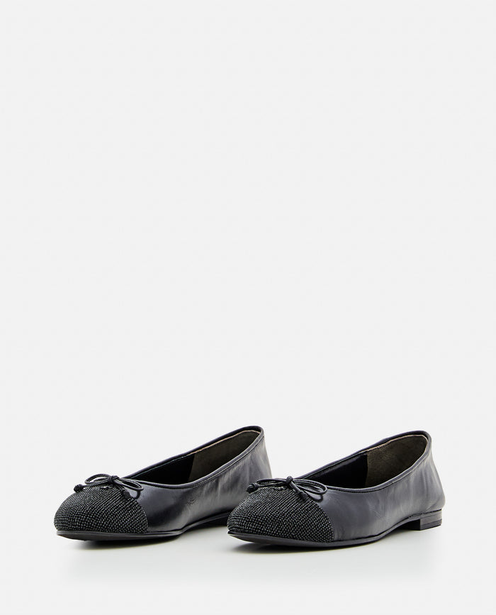 Tory Burch Flat shoes Black Caprine Leather Ovine
