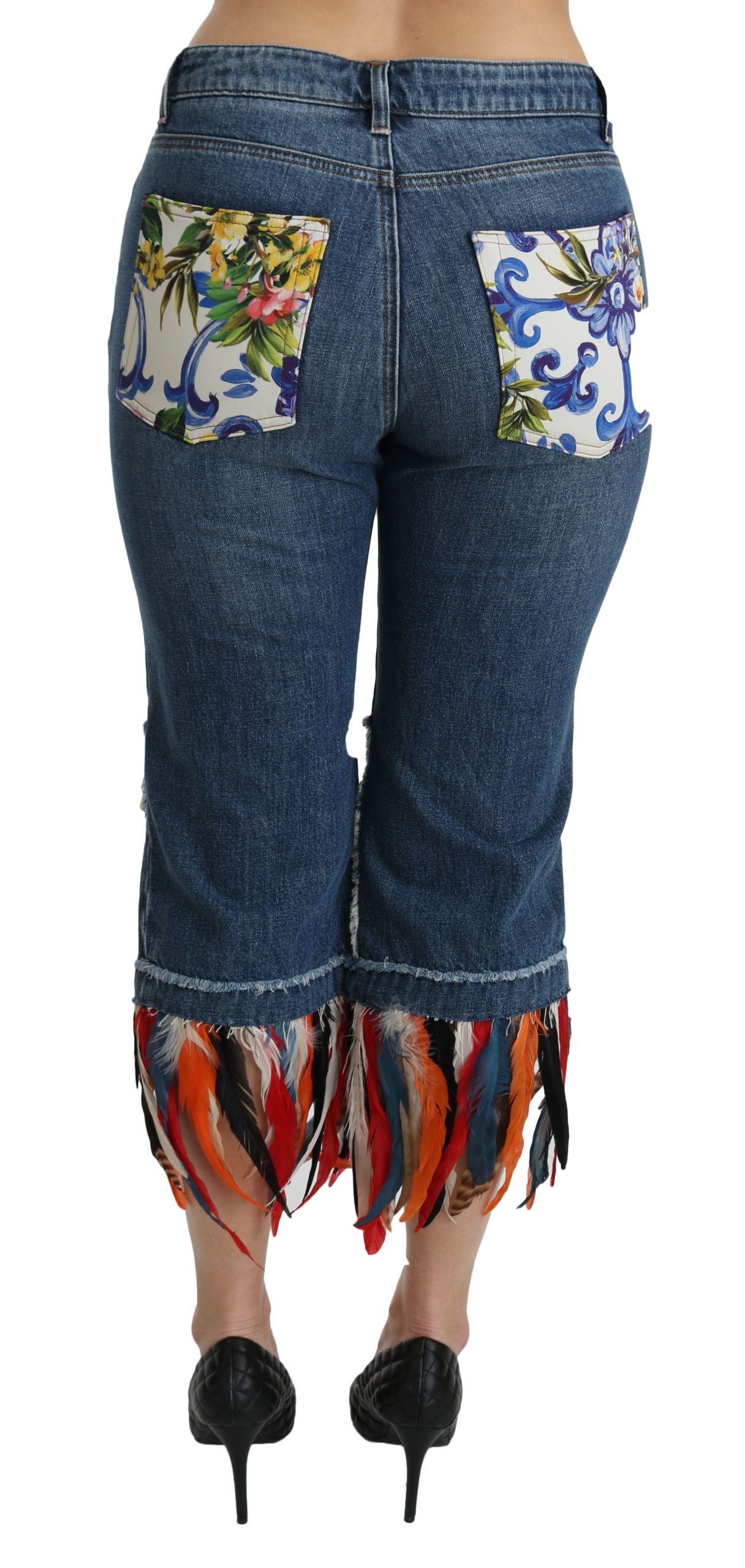 Dolce & Gabbana 80% Cotton jeans in blue — view 4