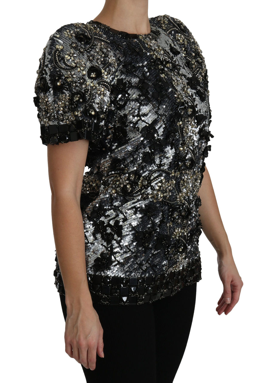 Dolce & Gabbana 45% Plastic blouse in black
