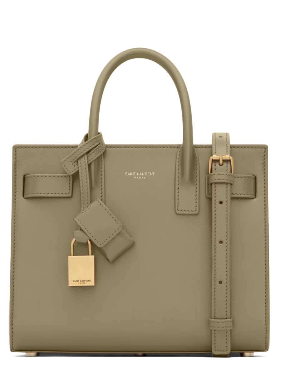 Sac De Jour Nano Bag Green Calfskin Handbags