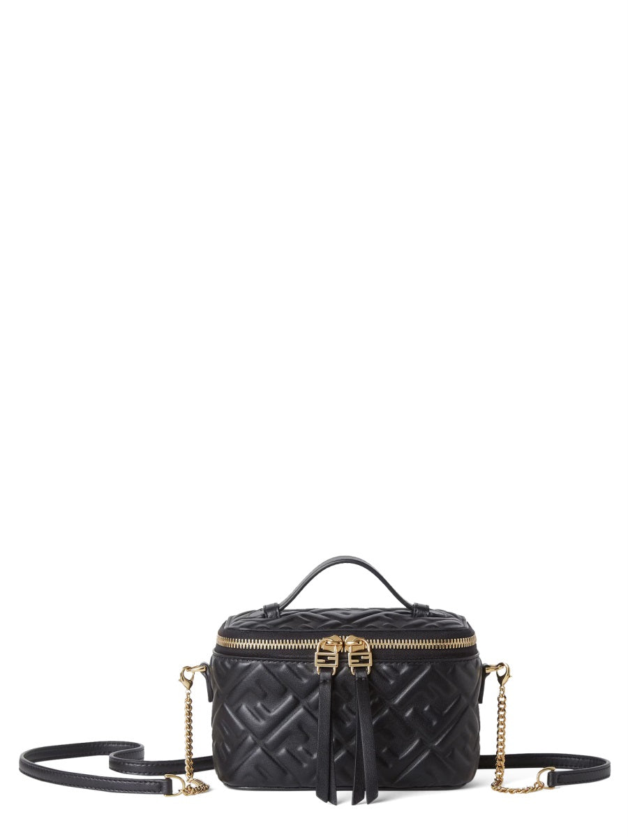 Mini Vanity Leather Bag Black Handbags