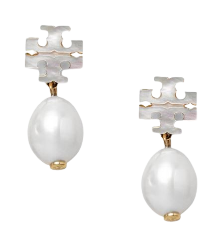 Tory Burch Bijoux Gold/pearl Brass
