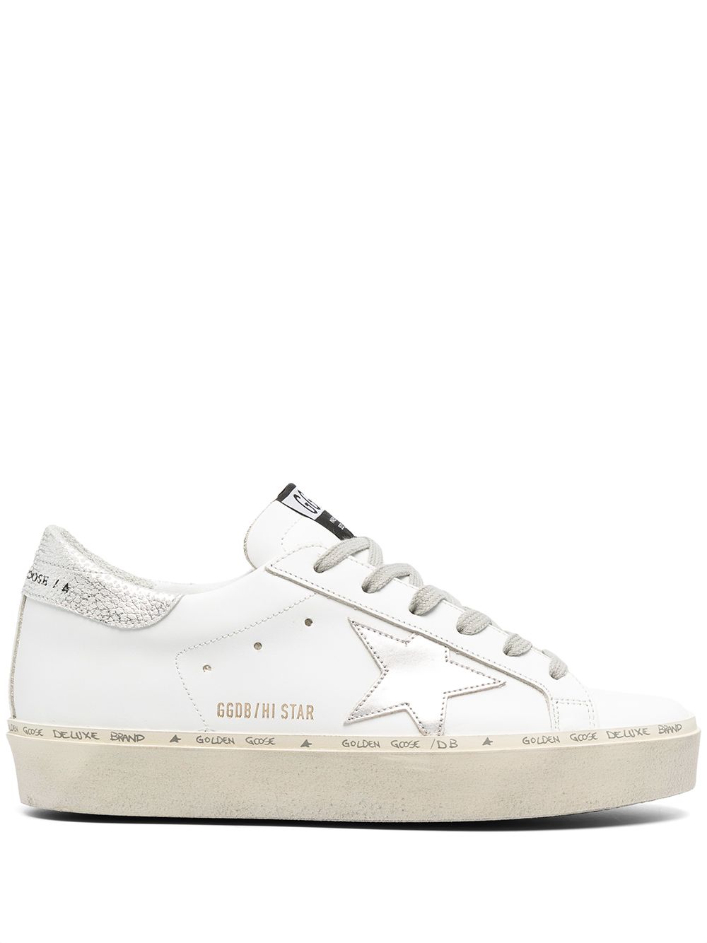 Golden Goose Flat Shoes White/silver
