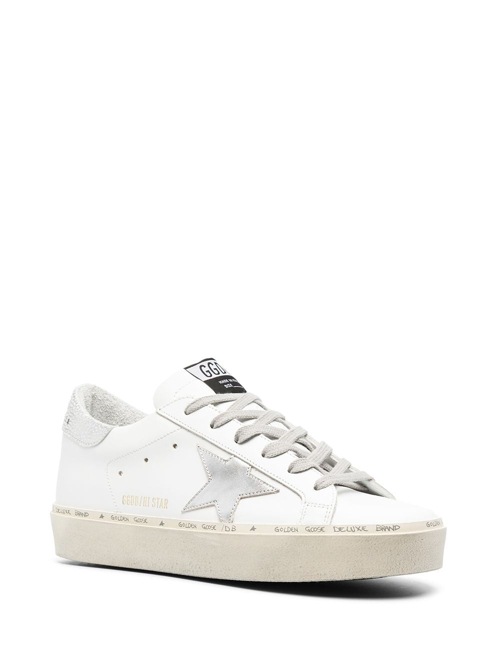 Golden Goose Flat Shoes White/silver