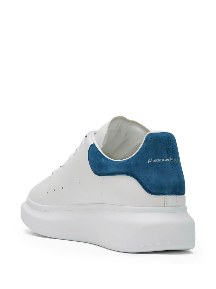 Alexander McQueen Flat shoes White/paris Blue Leather / Suede