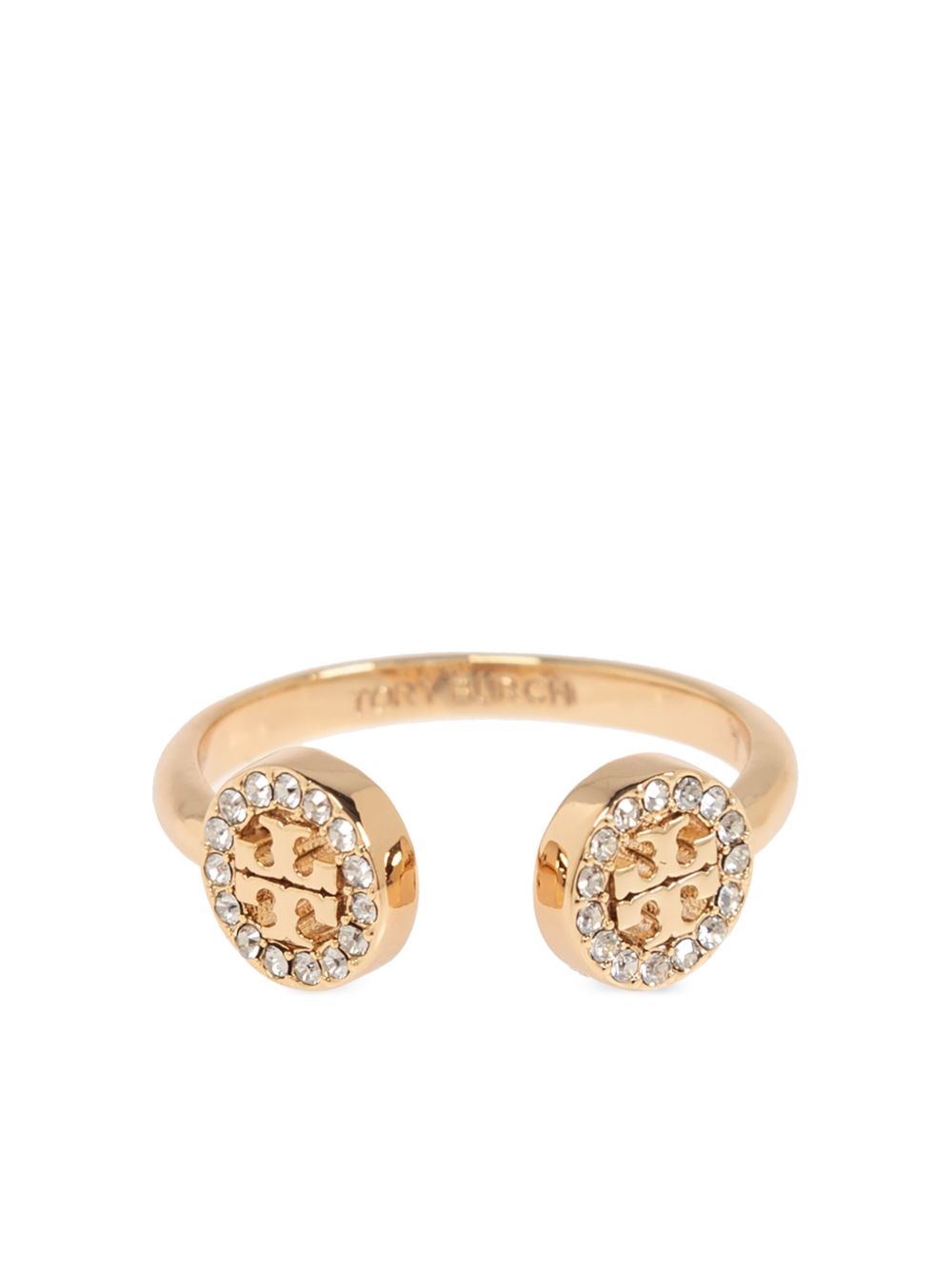 Tory Burch Bijoux Gold/crystal Brass