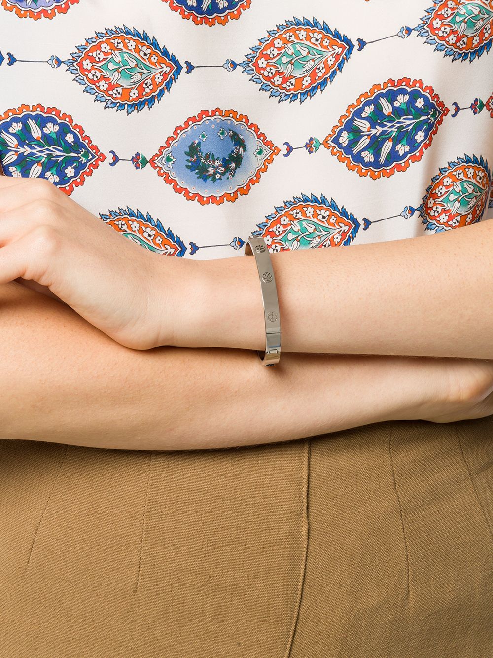 Tory Burch Bijoux Silver Brass