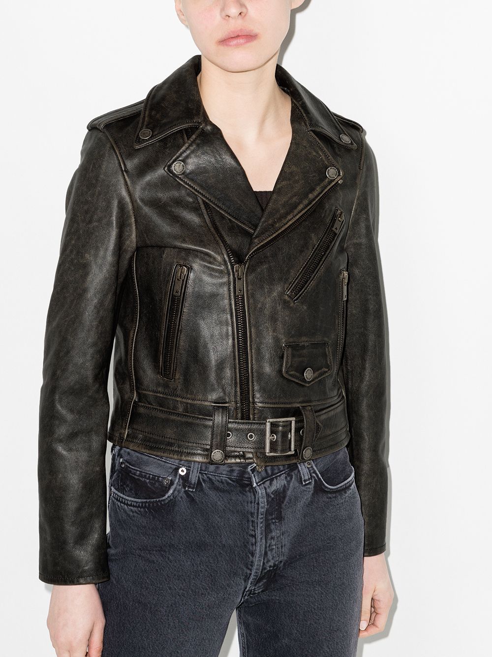 Golden Goose Jackets Black Lea