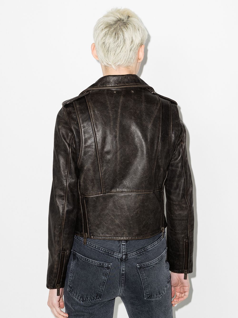 Golden Goose Jackets Black Lea