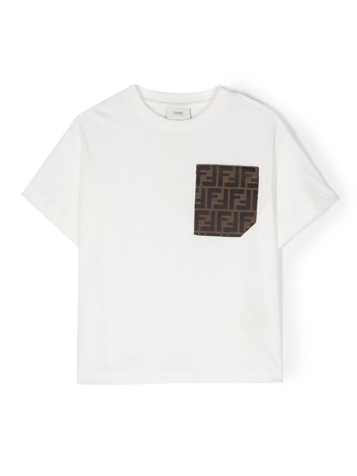 Fendi T-shirts and Polos White 100 Co