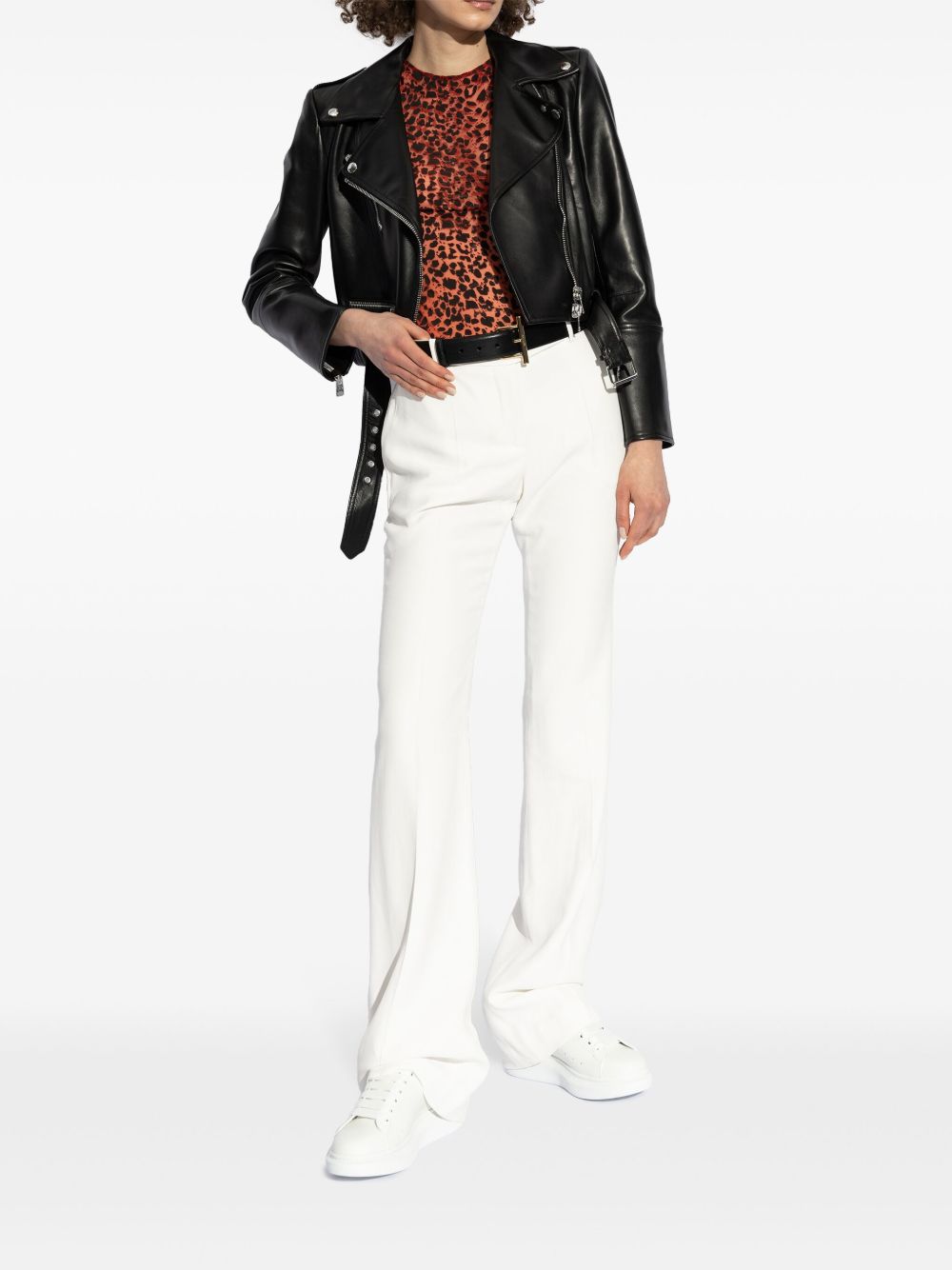 Alexander McQueen Flat shoes White/ Black/jet