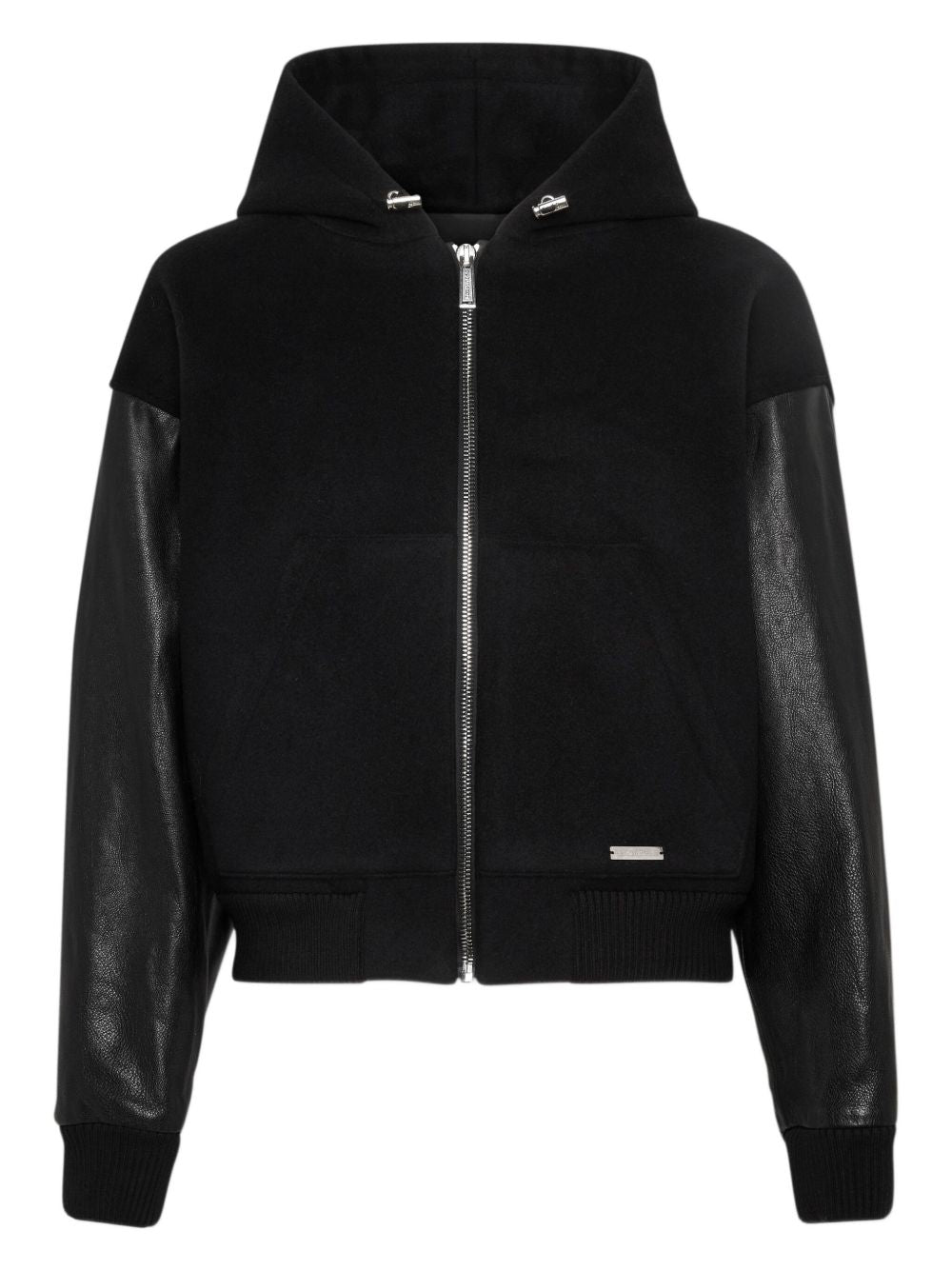 Dsquared2 Jackets Black Wool Blend / Leather