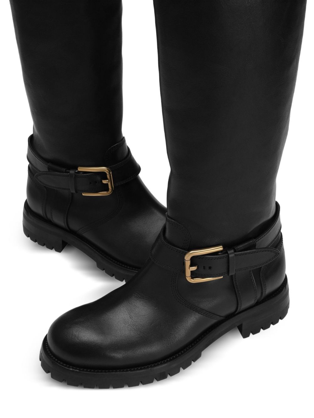 Dolce & Gabbana Flat Shoes Black Leather