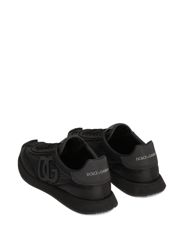 Dolce & Gabbana Flat Shoes Nero Pelle + Gomma