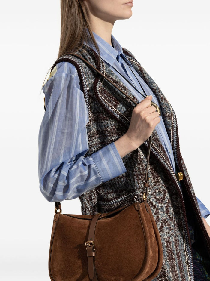 Etro Bags Brown Pelle Scamosciata