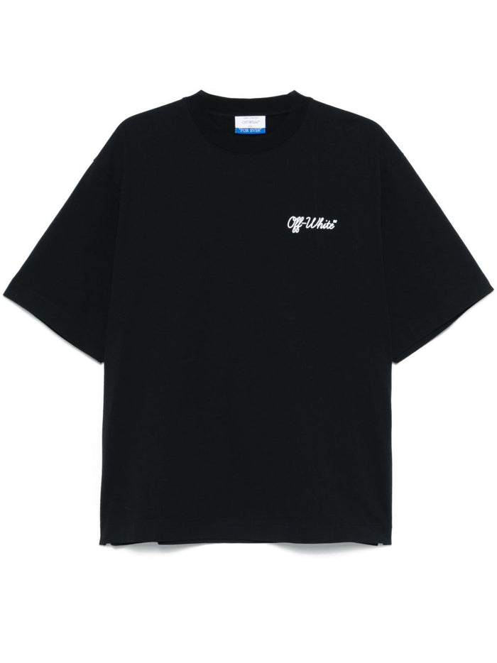 Off-White T-shirts and Polos Black