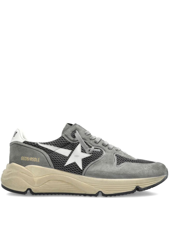 Golden Goose Flat Shoes Green/grey/white
