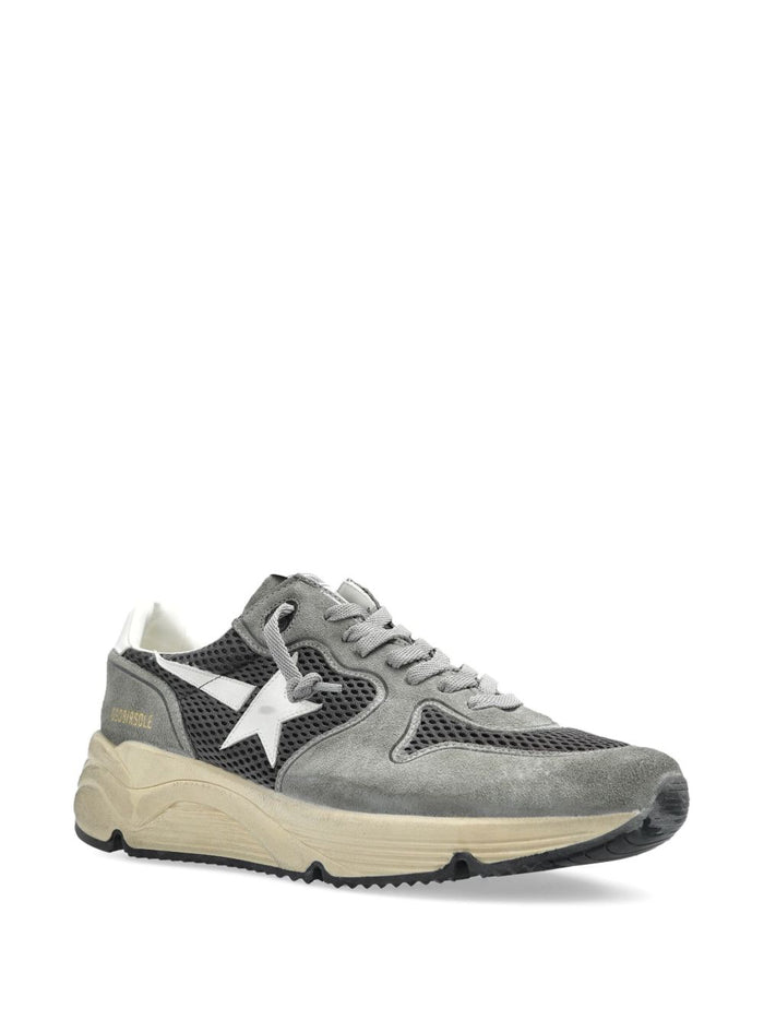 Golden Goose Flat Shoes Green/grey/white