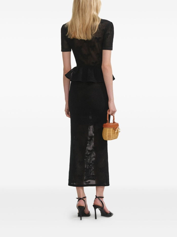 Self Portrait Dresses Co Pl Metallised Fibre