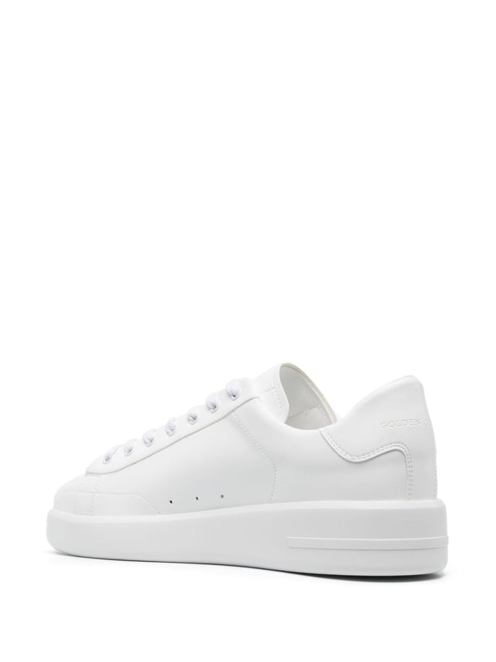 Golden Goose Flat Shoes Optic White
