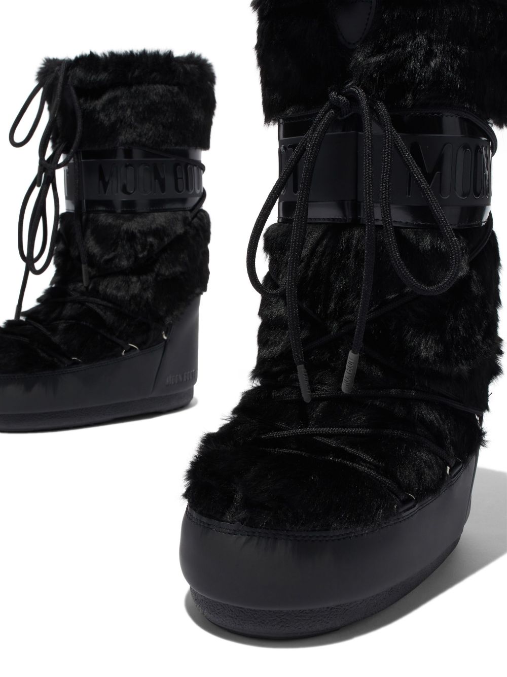 Moon Boot Flat shoes Black Modacrilica